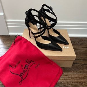(NEW) Christian Louboutin Victorilla 100 Nappa Perf